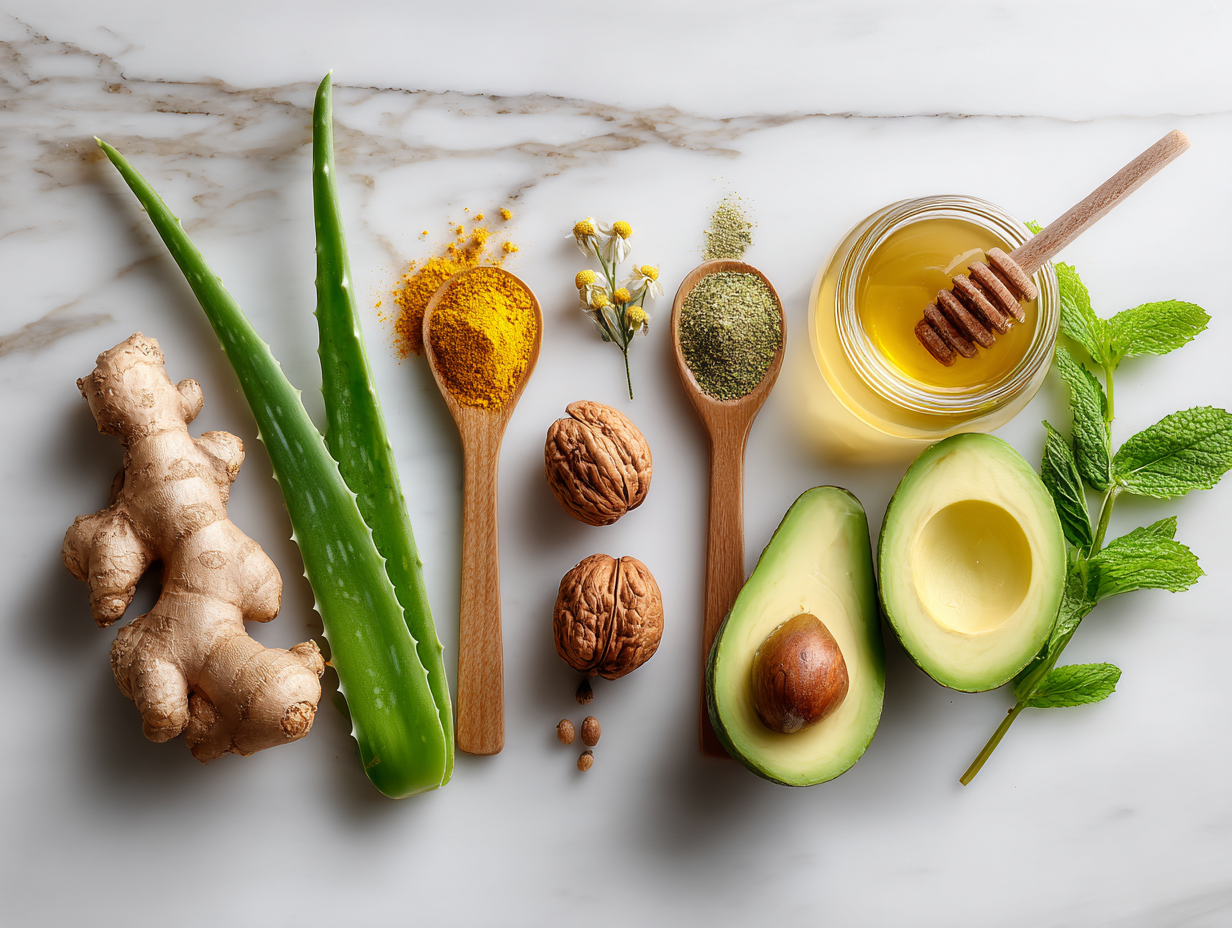 Природні інгредієнти для здоров'я шкіри